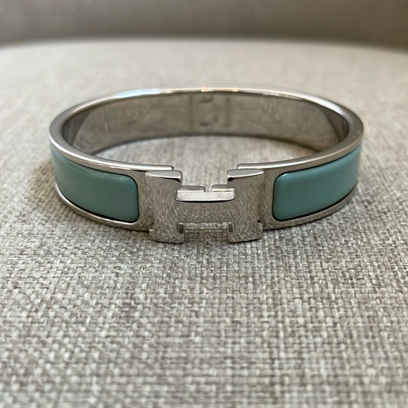 Hermes | Clic H Bracelet Size PM Palladium Hardware - Picture 1 of 14